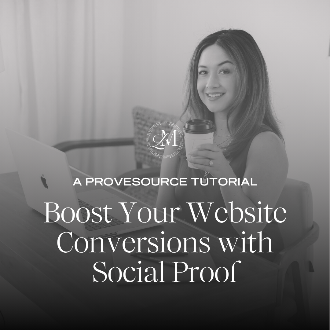A woman show how you can boost your website conversions using social proof and ProveSource