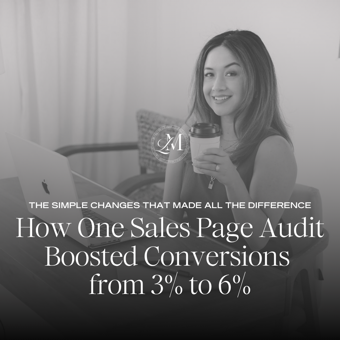 Meta ads expert conducts a sales page audit that boosted conversions from 3% to 6%