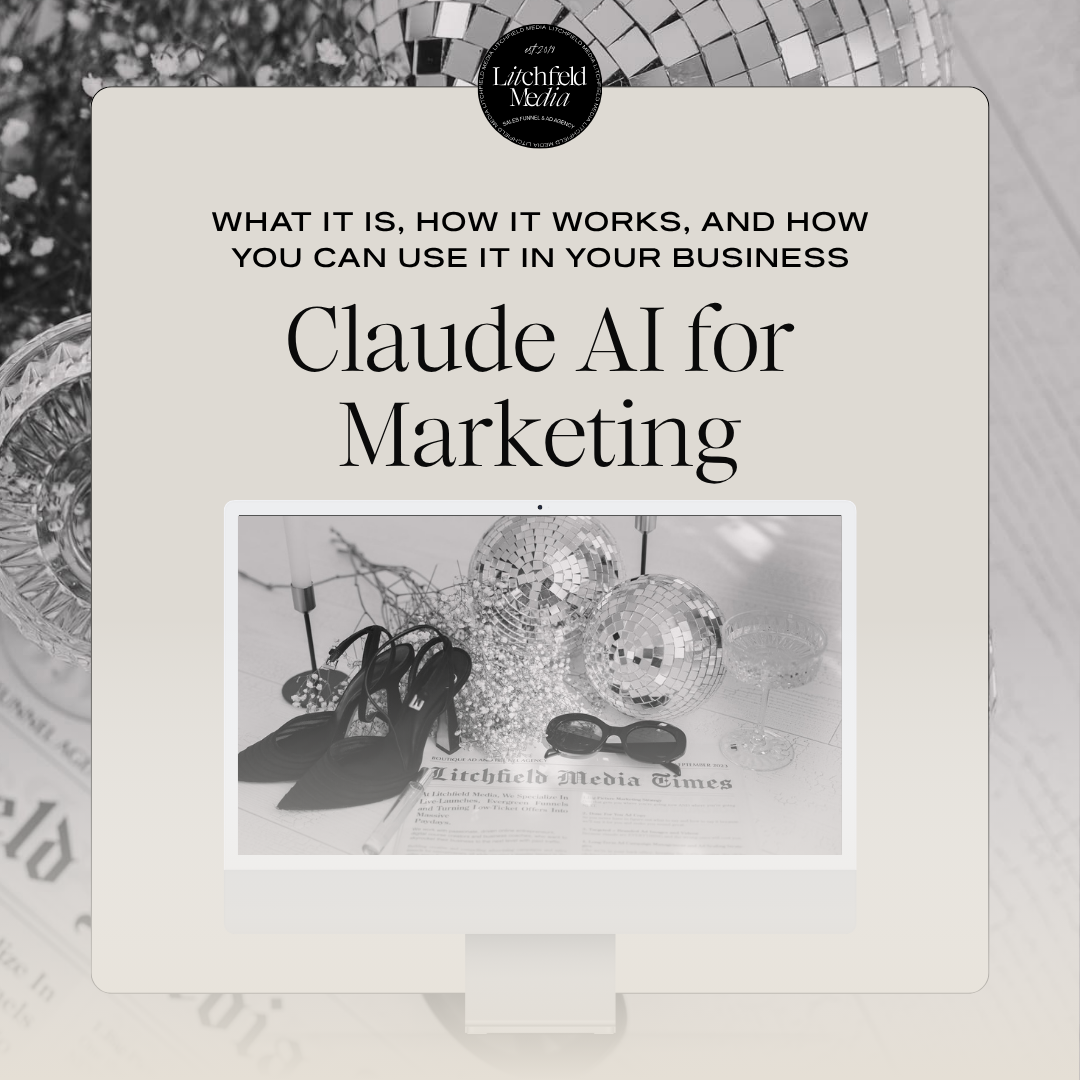 Melissa of Litchfield Media and a meta ads expert, discusses how to use Claude AI for marketing